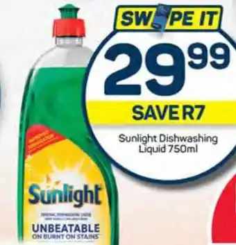 Pick n Pay Sunlight Dishwashing Liquid 750ml offer