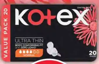 Pick n Pay Kotex Ultra Thin Pads Assorted 14-20s Each offer