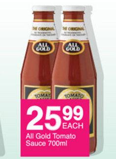 Save All Gold Tomato Sauce 700ml offer