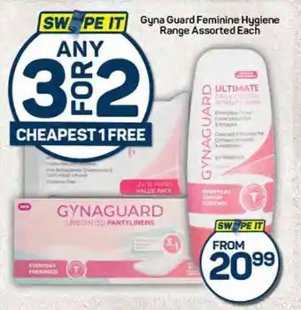 Gyna Guard Feminine Hygiene Range Assorted Each