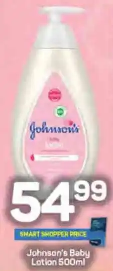 Pick n Pay Johnson's Baby Lotion 500ml offer