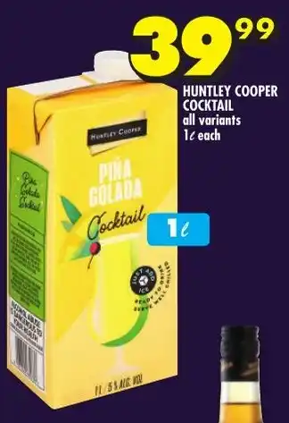 Shoprite Liquor HUNTLEY COOPER COCKTAIL offer