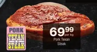 Checkers Pork Texan Steak offer