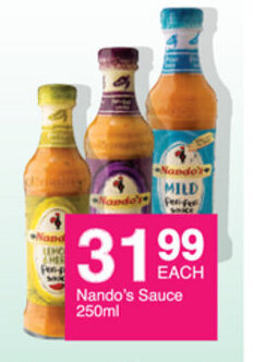 Save Nando's Sauce 250ml offer