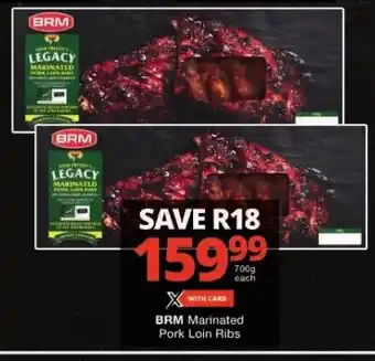 Checkers BRM Marinated Pork Loin Ribs offer