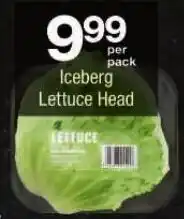 Checkers Iceberg Lettuce Head offer