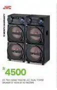 Fair Price JVC Dual Tower Speaker 12 100W BT Home Theatre XS-N629PB 23-794 offer