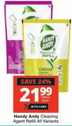 Checkers Handy Andy Cleaning Agent Refill All Variants offer