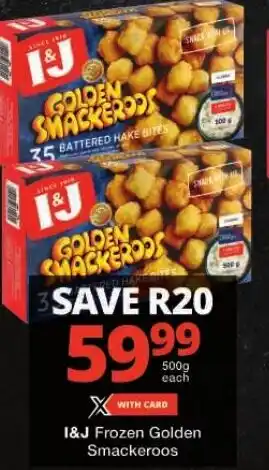 Checkers I&J Frozen Golden Smackeroos offer