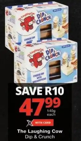 Checkers The Laughing Cow Dip & Crunch offer