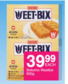 Save Bokomo Weetbix 900g offer