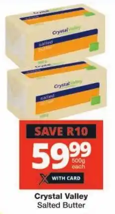 Checkers Crystal Valley Salted Butter offer