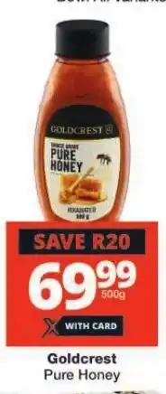 Checkers Goldcrest Pure Honey offer