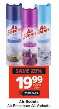 Checkers Air Scents Air Freshener All Variants offer