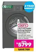 Game Defy 7Kg Front Loader Washing Machine Manhattan Grey offer