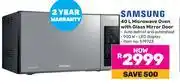 Game Samsung 40L Microwave Oven With Glass Mirror Door offer