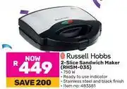 Game Russell Hobbs 2 Slice Sandwich Maker RHSM-035 offer