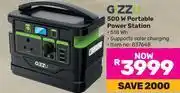 Game Gizzu 500 W Portable Power Station offer