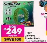 Game I-Play Glow Pro Starter Pack-Per Pack offer