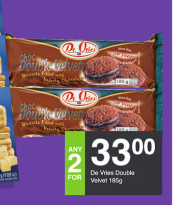 Save De Vries Double Velvet 185g offer