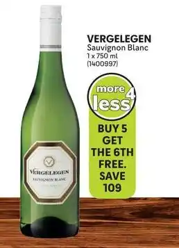 Makro VERGELEGEN Sauvignon Blanc offer