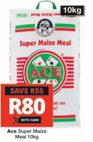 Checkers Hyper Ace Super Maize Meal 10kg offer