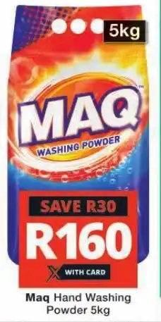 Checkers Hyper Maq Hand Washing Powder 5kg offer