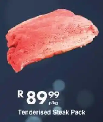 President Hyper Tenderised Steak Pack offer