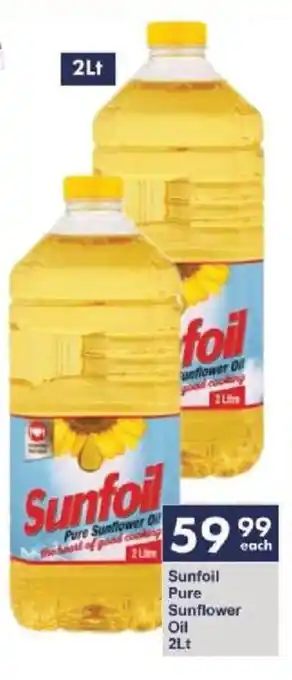 President Hyper Sunfoil Pure Sunflower Oil 2Lt offer