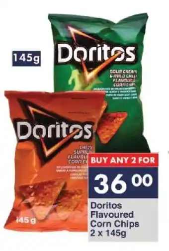 President Hyper Doritos Flavoured Corn Chips 2 x 145g offer