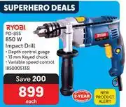 Makro Ryobi 850W Impact Drill PD-855 offer