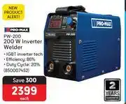 Makro Pro-Max 200W Inverter Welder PW-200 offer