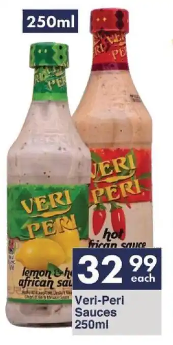 Veri-Peri Sauces 250ml