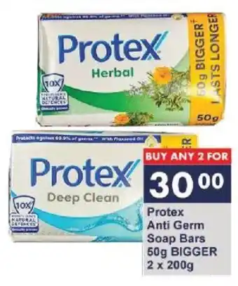 President Hyper Protex Anti Germ Soap Bars 50g BIGGER 2 x 200g offer