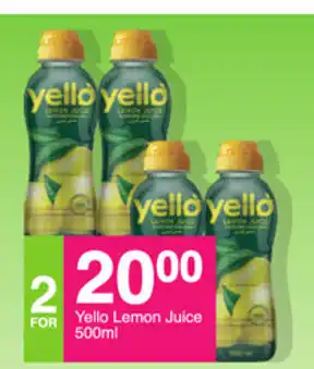 Save Yellow Lemon Juice 500ml offer