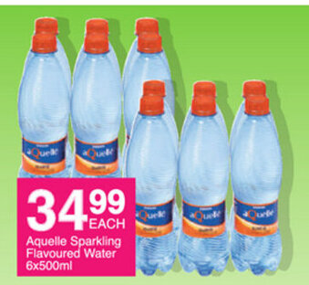 Save Aquelle Sparkling Flavoured Water 6x500ml offer