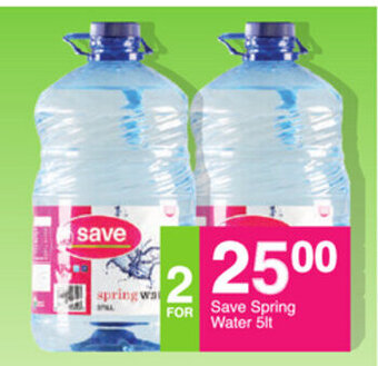 Save Save Spring Water 5lt offer