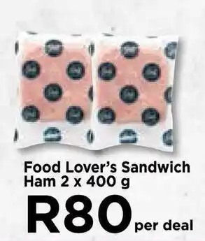 Food Lover's Market Food Lover's Sandwich Ham 2 x 400 g offer