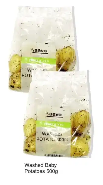 Save Washed Baby Potatoes 500g offer