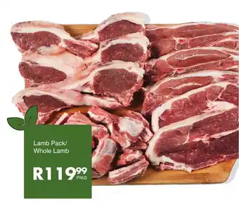 Save Lamb Pack/ Whole Lamb offer