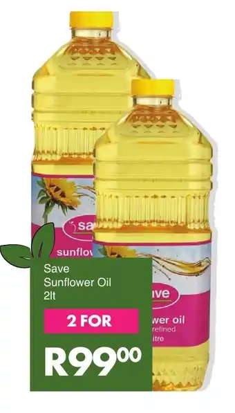 Save Save Sunflower Oil 2lt offer