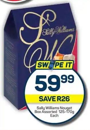Pick n Pay Sally Williams Nougat Box Assorted 125-170g offer