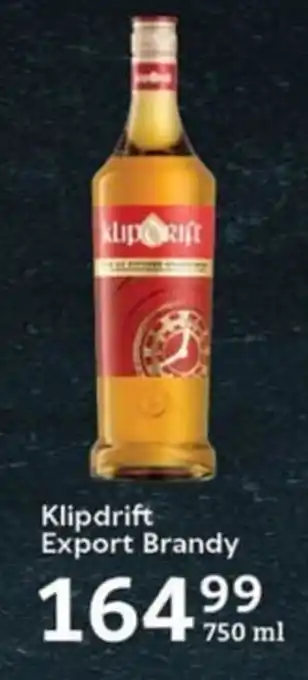 Oxford Freshmarket Klipdrift Export Brandy offer