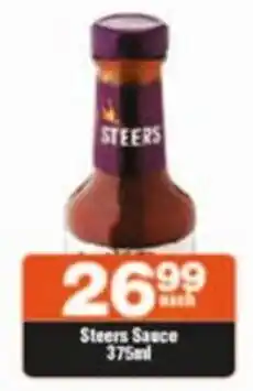 Check Star Steers Sauce 375ml offer