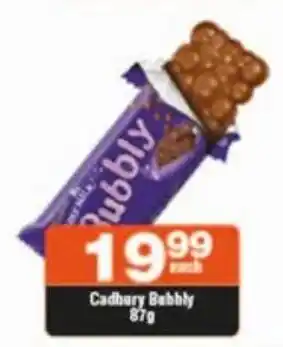 Check Star Cadbury Bubbly 87g offer