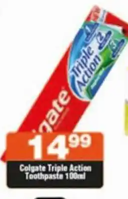 Check Star Colgate Triple Action Toothpaste 100ml offer