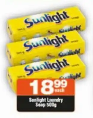 Check Star Sunlight Laundry Soap 500g offer