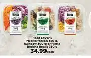 Food Lover's Market Food Lover's Mediterranean 350g, Rainbow 300g Or Fiesta Buddha Bowls 350g-Each offer