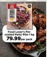 Food Lover's Market Food Lover's Pre-Cooked Party Ribs-1kg Per Pack offer