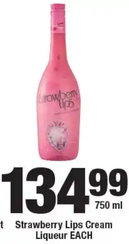 Strawberry Lips Cream Liqueur EACH